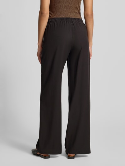 Vero Moda Regular fit wijde broek met viscose, model 'MILLY' Zwart - 5