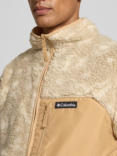 COLUMBIA Fleecejacke mit Stehkragen Camel 3