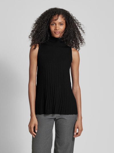 Hemisphere Gebreide top met turtleneck Zwart - 4