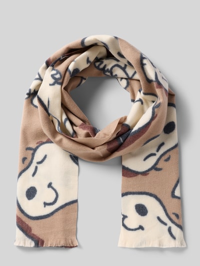 Codello Schal mit Ausfransungen Beige 1