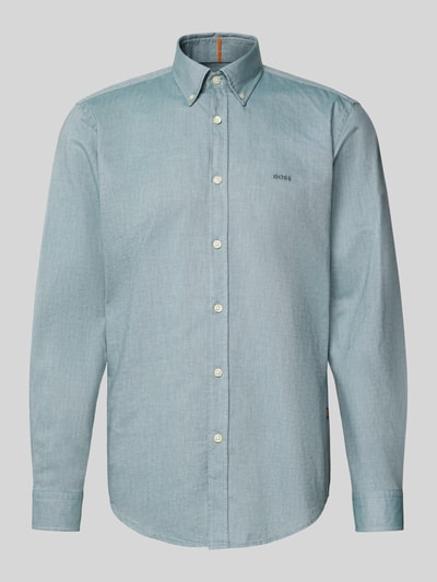 BOSS Orange Regular Fit Freizeithemd aus reiner Baumwolle Modell 'RICKERT_M' Lind 2