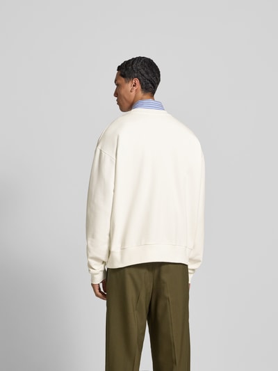 Marni Sweatshirt mit Label-Detail Offwhite 5