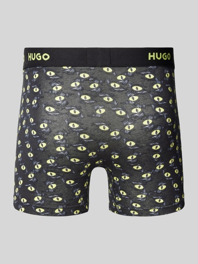 HUGO Trunks mit Label-Bund im 3er-Pack Black 3