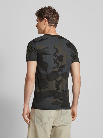 Alpha Industries T-shirt met labelprint Zwart - 5