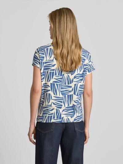 s.Oliver RED LABEL T-shirt o kroju relaxed fit z mieszanki wiskozy Oceaniczny 5