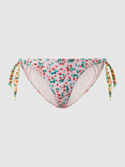 Banana Moon Bikinibroekje om te strikken met aardbeienprints, model 'Lonia Liberries' Rosé - 2