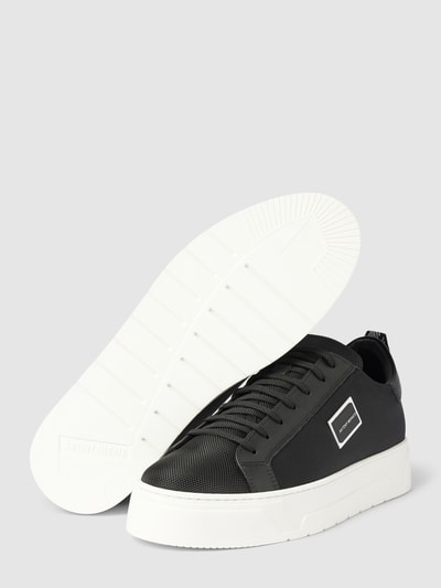 Antony Morato Sneaker mit Label-Patch Modell 'METAL' Black 3
