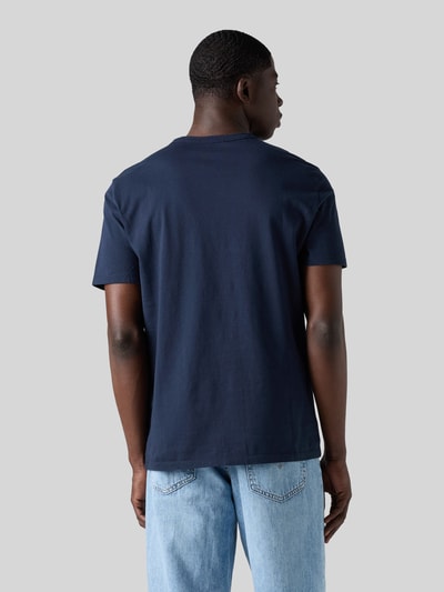 Levi's® męski t-shirt o kroju regular fit z czystej bawełny Granatowy 5