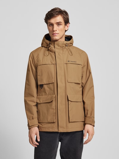 COLUMBIA Windbreaker mit Label-Detail Modell 'Landroamer' Sand 4