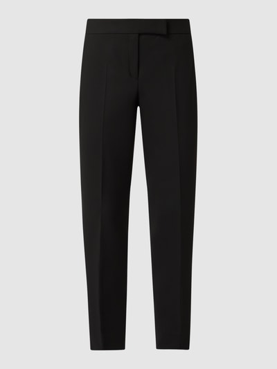 s.Oliver BLACK LABEL Stoffen broek van viscosemix  Zwart - 2