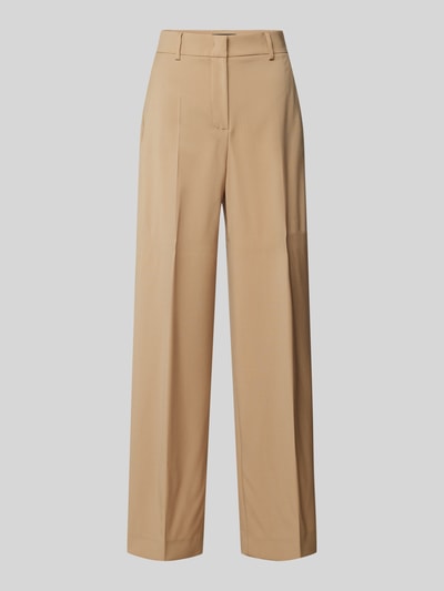 Weekend Max Mara Flared Wollhose mit Bügelfalten Modell 'VISIVO' Camel 1