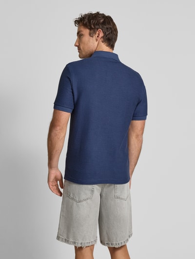 SELECTED HOMME Poloshirt mit kurzer Knopfleiste Modell 'JAY' Blau 5