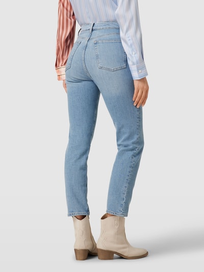 Mango Regular Fit Jeans im 5-Pocket-Design Modell 'CLAUDIA' Hellblau 5