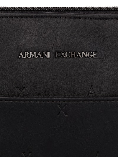 ARMANI EXCHANGE Umhängetasche mit perforiertem Logo-Muster Black 3