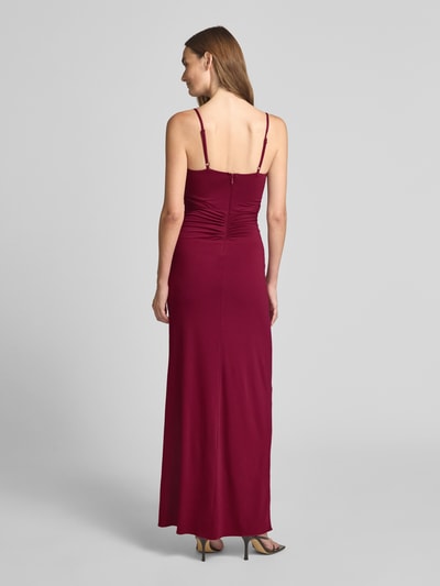 Lipsy Avondjurk met pailletten Donkerrood - 5