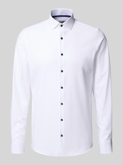 OLYMP Level Five Slim Fit Business-Hemd mit Kentkragen Weiss 2