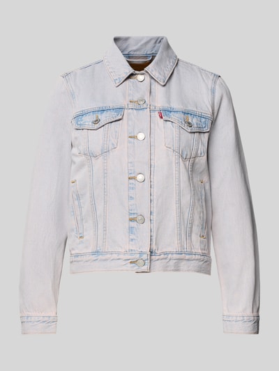 Levi's® Regular Fit Jeansjacke aus reiner Baumwolle Modell 'ORIGINAL TRUCKER' Hellrosa 2