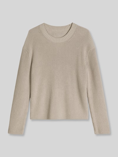 Marc O'Polo Loose Fit Pullover aus reiner Baumwolle Stein 2