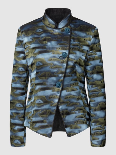 Emporio Armani Blazer mit Stehkragen Blau 2