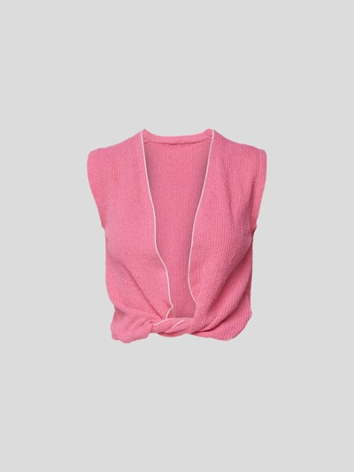 Jacquemus Top in Wickel-Optik Pink 2