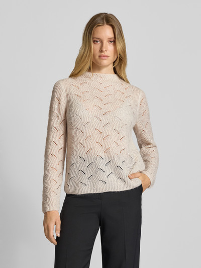 s.Oliver BLACK LABEL Regular Fit Pullover mit Woll-Anteil  Beige 4