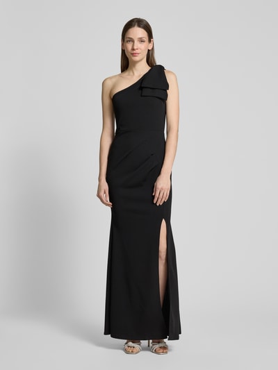 SISTAGLAM Abendkleid mit One-Shoulder-Träger Modell 'MILLIE' Black 4