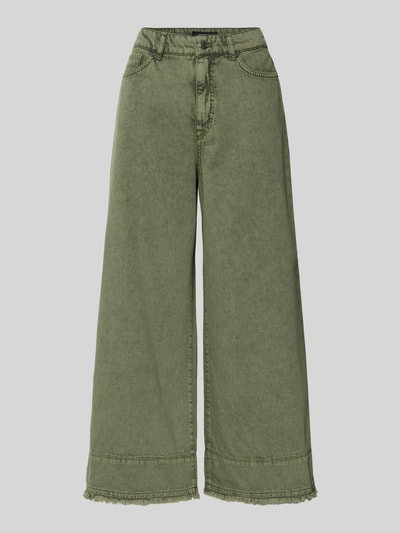 Marc Cain Wide Fit Jeans mit Lyocell-Anteil im 5-Pocket-Design Oliv 2