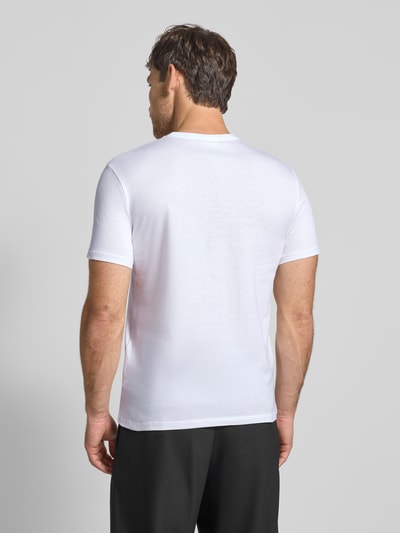 CK Calvin Klein T-Shirt mit Logo-Print Weiss 5