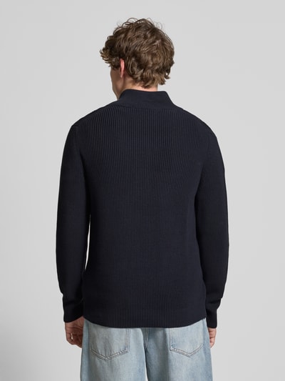 Marc O'Polo Denim Regular Fit Troyer aus reiner Baumwolle Marine 5