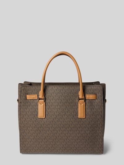 MICHAEL Michael Kors Satchel Bag mit Tragehenkel Modell 'HAMILTON' Dunkelbraun 4