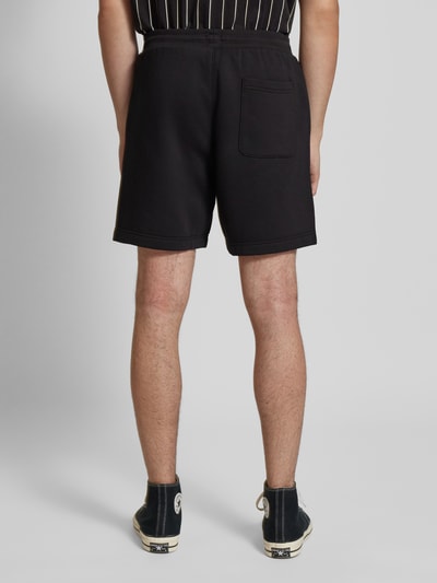 Tommy Jeans Regular fit sweatshorts met logopatch, model 'BEACH' Zwart - 5