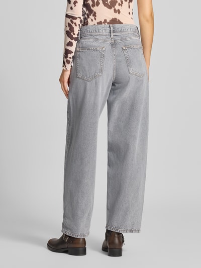 Only Loose Fit Jeans aus reiner Baumwolle Modell 'GIANNA ' Hellgrau 5
