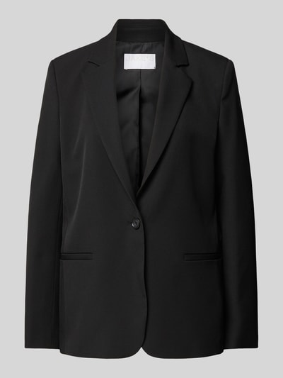 Jake*s Collection Blazer met strookzakken Zwart - 1