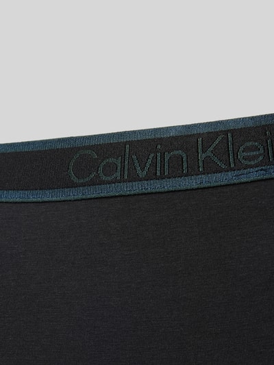 Calvin Klein Underwear Stringi z pasem z logo Czarny 2