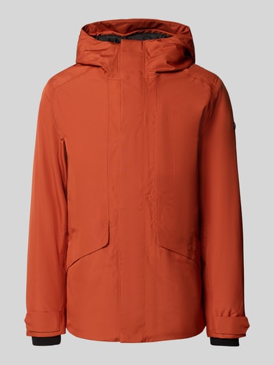 Didriksons Jack met labeldetail, model 'ADAM' Roestrood - 2