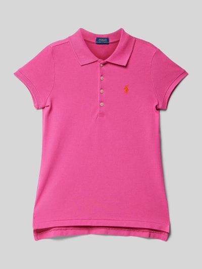 Polo Ralph Lauren Teens T-Shirt mit Polokragen Pink 1