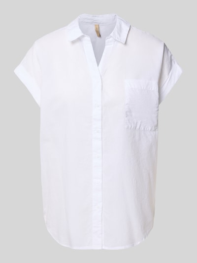 Soyaconcept Regular fit blouseshirt met kapmouwen, model 'DORA' Wit - 2