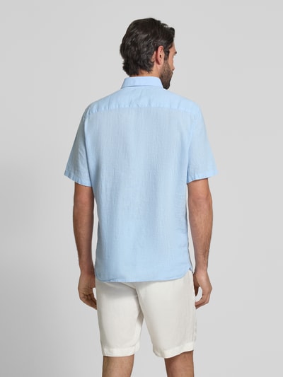 Casual Friday Slim Fit Freizeithemd mit Button-Down-Kragen Modell 'Anton' Hellblau 5