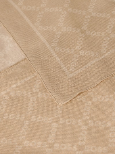 BOSS Schal mit Logo-Muster Modell 'Orald' Beige 2