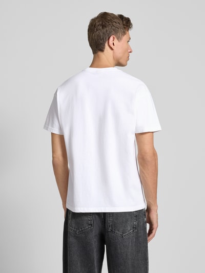 BLKVIS T-shirt met labelstitching Wit - 5