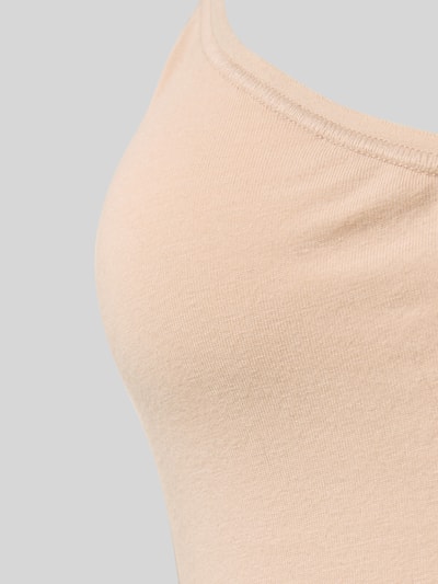 Sloggi Top mit abgerundetem V-Ausschnitt Beige 2
