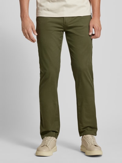 Tommy Hilfiger Chino mit Eingrifftaschen Oliv 4