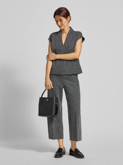 OPUS Regular fit blouseshirt met V-hals, model 'Gapla' Donkerblauw - 1