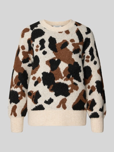 B.Young Strickpullover mit Rundhalsausschnitt Modell 'Omea' Offwhite 2