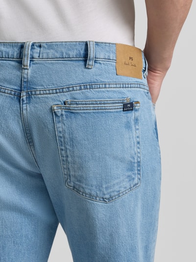 Paul Smith Relaxed Tapered Fit Jeans mit Eingrifftaschen Hellblau 3