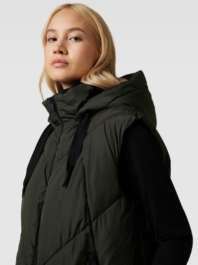 Vero Moda Outdoor Bodywarmer in mouwloos design, model 'BEVERLY' Donkergrijs - 3