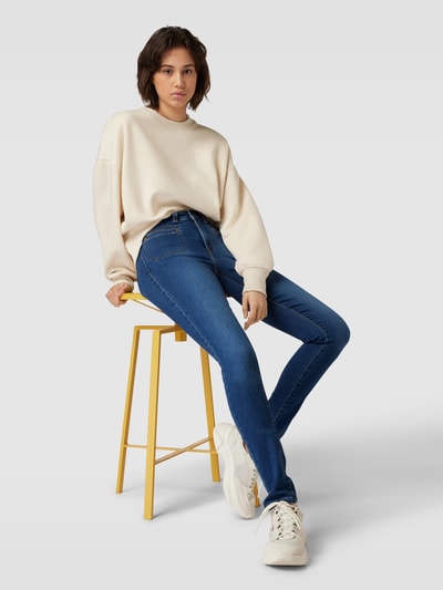 Levi's® 300 Skinny Fit Jeans mit Kontrastnähten Dunkelblau 1