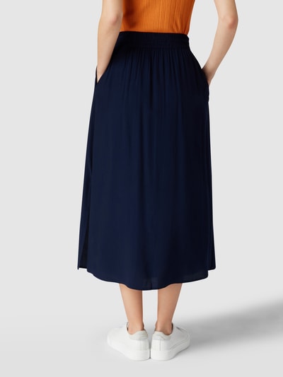 Christian Berg Woman Midirok met steekzakken opzij Donkerblauw - 5