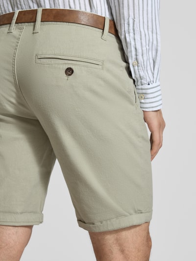 Redefined Rebel Regular Fit Bermudas mit Gesäßtaschen Modell 'NEBRASKA' Lind 3