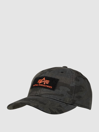 Alpha Industries Pet met logo Zwart - 1